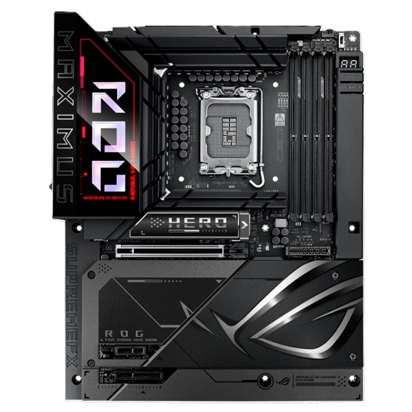 ASUS ROG MAXIMUS Z890 HERO BTF, LGA1851, Z890, 4*DDR5, 4*SATA, 6*M.2, 8*USB 3.2, Type-C, 2*PCIx16, 1*PCIx1, 2*Thunderbolt™ 4, HDM, ATX; 90MB1KG0-M0EAY0