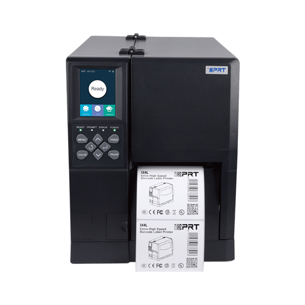iDPRT iX4L, 4", TT, 203DPI, 6IPS (152 mm/sec), 32/128MB, RTC, USB Type B 1, USB HOST 1, RJ45 1, RS232(9-pin) 1, ZPL/ZPL-II, TSPL