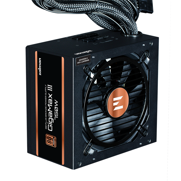 Фото Zalman ZM750-GV3, 750W, ATX12V v3.0, Gen 5.0, APFC, 12cm Fan, 80+ Bronze, Retail