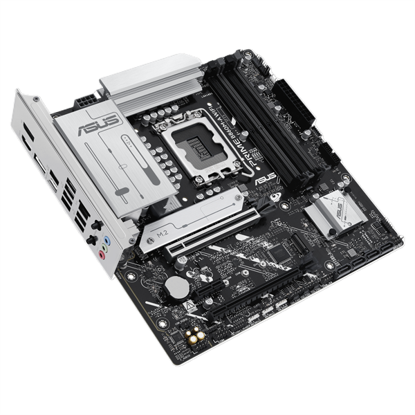 Фото ASUS PRIME B860M-A WIFI, LGA1851, B860, 4*DDR5, 4*SATA, 2*M.2, 2*USB 3.2, 4*USB 2.0, Type-C, 2*PCIx16, 1*PCIx1, 2*DP+HDMI, mATX; 90MB1JY0-M0EAY0