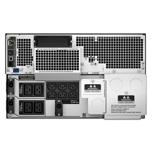 Фото APC Smart-UPS SRT RM, 8000VA/8000W, On-Line, Extended-run, Rack 6U (Tower convertible), Pre-Inst. Web/SNMP, with PC Business, Black, 1 year warranty