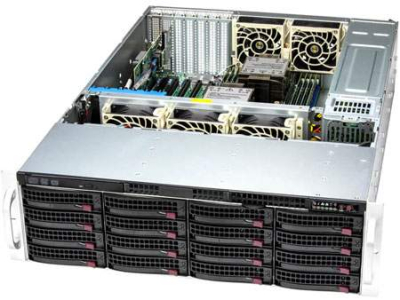 Supermicro SuperStorage 3U Server 631E-E1CR16H 2x6448Y/ 4x64Gb/ 1x7450 PRO 480GB NVMe M.2