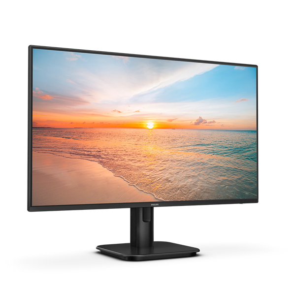 Фото 23,8" Philips 24E1N2100D 1920x1080, WLED, 16:9, IPS, 300cd, 1500:1, 4ms, 178/178, VGA, DVI, HDM, 120Hz, Tilt, Внутр, VESA, Black(repl. 243V7QDSB)