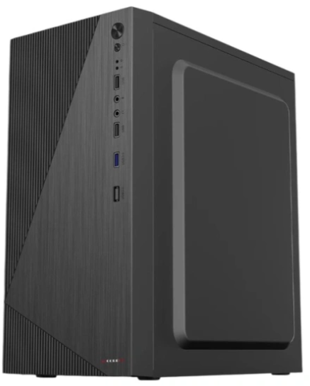 Фото Accord ACC-XA09 black w/o PSU mATX 1x80mm 1x120mm 2xUSB2.0 1xUSB3.0 audio bott PSU