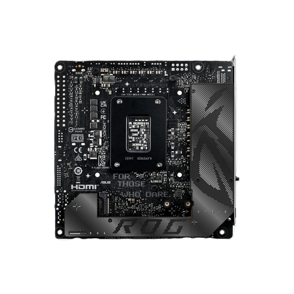 Фото ASUS ROG STRIX B860-I GAMING WIFI, LGA1851, B860, 2*DDR5, 4*SATA, 2*M.2, 6*USB 3.2, Type-C, 1*PCIx16, DP+HDMI, mITX; 90MB1JB0-M0EAY0