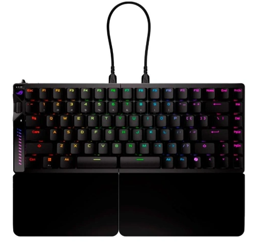 ASUS M703 ROG FALCATA, Wired, 75%, PBT, RGB Lighting, Black
