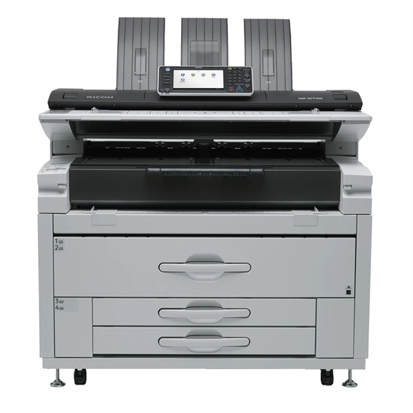 Ricoh MP W7100SP 36" (914 мм) 5 стр/мин (A0); 10 стр/мин (A1), докупить тонер 821021 (1шт), девелопер B1259640 (2шт), (Официальная гарантия Ricoh 1 год) Требуется запуск в СЦ