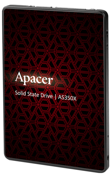 Фото Apacer SSD PANTHER AS350X 512Gb SATA 2.5" 7mm, R560/W540 Mb/s, 3D NAND, IOPS 87K/80K, MTBF 1,5M, 320TBW, Retail (AP512GAS350XR-1)