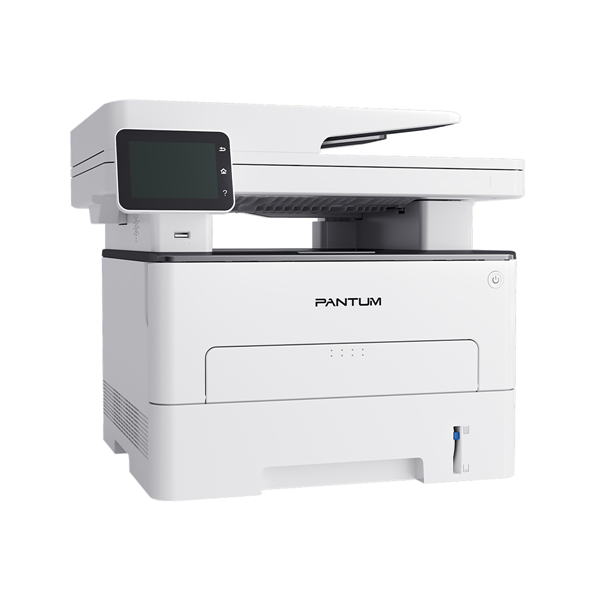 Фото Pantum BM5106FDN, P/C/S/F, Mono laser, A4, 40 ppm (max 100000 p/mon), 1.2 GHz, 1200x1200 dpi, 512 MB RAM, Duplex, DADF50, paper tray 250 pages, USB, LAN,touch screen, start. cartridge 6000 pages