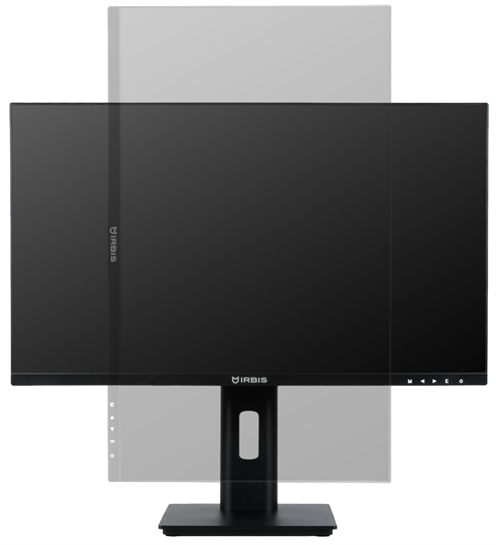 Фото 23.8'' IRBIS SMARTVIEW 24 LED Monitor 1920x1080, 16:9, IPS, 300 cd/m2, 1000:1, 3ms, 178°/178°, VGA, HDMI, DP, USB,100Hz,Tilt,Height,Swivel,Pivot,Speak, внутр бп, VESA для mini ПК Bl 3y (China)