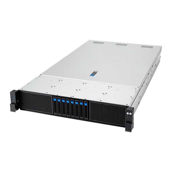 Фото ASUS RS720A-E13-RS8G: 2U, 2x AMD EPYC 9005/9004 SP5, 24x DDR5 RDIMM, 8x NVMe/SATA/SAS, 8x PCIe 5.0, up to 3x dual-slot GPU, 2x OCP 3.0, 2x 3200W PSU