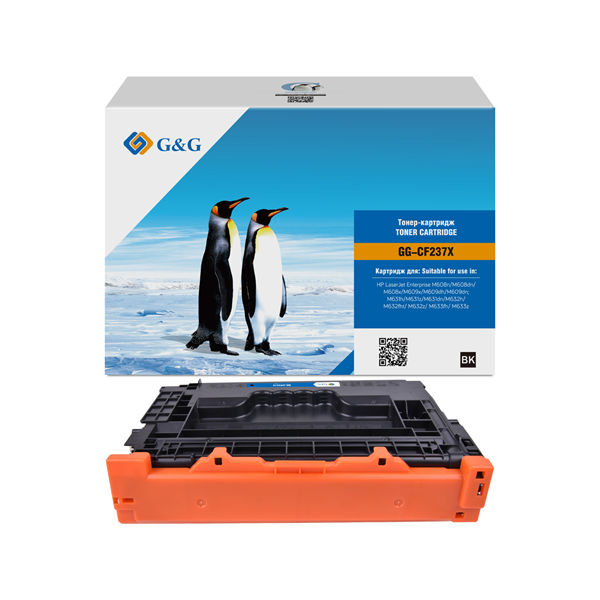 Картридж G&G GG-CF237X черный (25000стр.) для HP LJ M608n/M608dn/M609x/M631h/M631z/M632h/M633