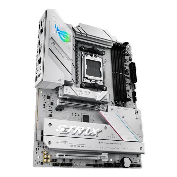 Фото ASUS ROG STRIX B850-A GAMING WIFI, AM5, B850, 4*DDR5, 2*SATA, 4*M.2, 6*USB 3.2, 2*USB 2.0, Type-C, 2*PCIx16, 1*PCIx1, DP+HDMI, ATX; 90MB1J50-M0EAY0