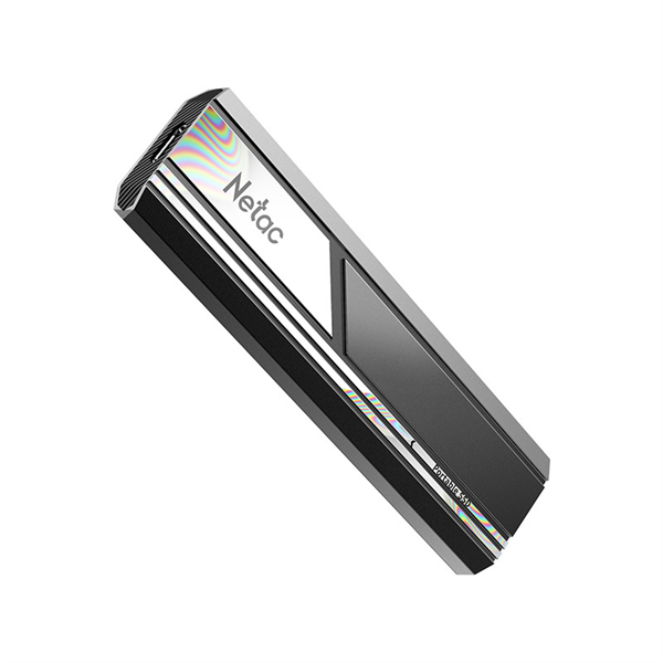 Фото Netac ZX10 1TB USB 3.2 Gen 2 Type-C External SSD, R/W up to 1050/950MB/s, with USB C to A cable and 10Gbps USB C to C cable 5Y wty