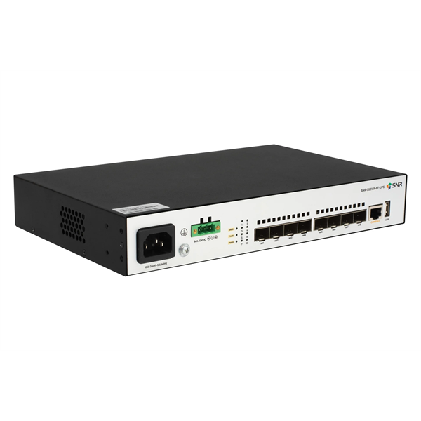 Фото SNR Управляемый коммутатор уровня 2+, 8 x 1/10GE SFP+. Питание: 220V AC + встроенный UPS 12V