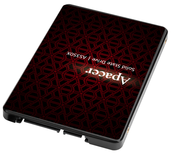 Фото Apacer SSD PANTHER AS350X 512Gb SATA 2.5" 7mm, R560/W540 Mb/s, 3D NAND, IOPS 87K/80K, MTBF 1,5M, 320TBW, Retail (AP512GAS350XR-1)