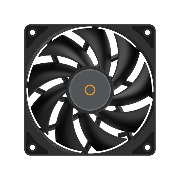 Фото Ocypus Gamma F12 BK, 120x120x25mm, 3-PIN, 1300 RPM, 24.5 DBA MAX, HYDRO BEARING