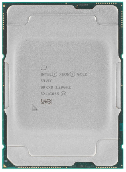 CPU Intel Xeon Gold 5315Y (3.20-3.60GHz/12MB/8c/16t) LGA4189, 140W, up to 6TB DDR4-2933, CD8068904665802, clean pull