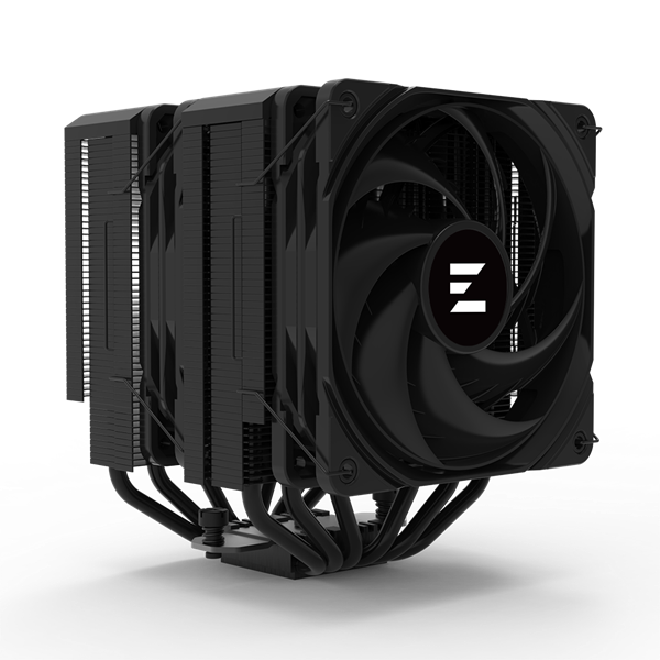 Фото ZALMAN CNPS14X DUO BLACK, 2x120mm FANS, 6 HEAT PIPES, 4-PIN PWM, 600-2000 RPM, 29,7 DBA MAX, HYDRO BEARING, FULL SOCKET SUPPORT