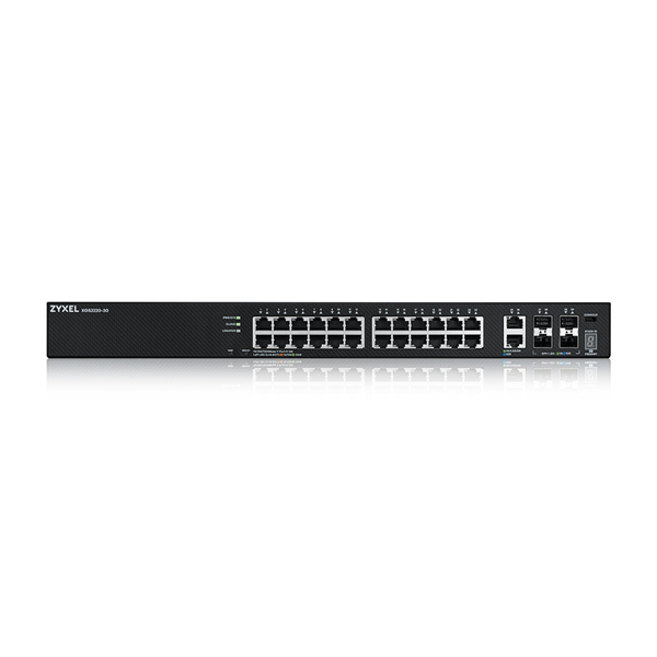 Фото L3 Access Zyxel NebulaFlex Pro XGS2220-30, rack 19", 24xRJ-45: 1G, 2xRJ-45: 1/2.5/5/10G, 4xSFP+