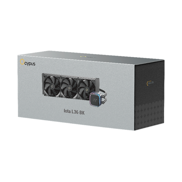 Фото Ocypus Iota L36 BK, 360mm, Display Pump, 3x120mm FDB fans, LGA115X/1200/1700/18XX, AM4/AM5