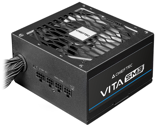 Фото Chieftec Vita SM3 BPX-750-C (ATX 3.1, 750W, 80 PLUS BRONZE, Active PFC, 120mm fan, Semi-modular Cable Management) Retail
