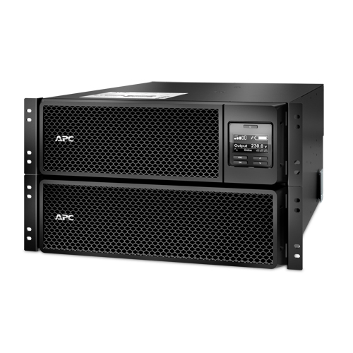 Фото APC Smart-UPS SRT RM, 8000VA/8000W, On-Line, Extended-run, Rack 6U (Tower convertible), Pre-Inst. Web/SNMP, with PC Business, Black, 1 year warranty