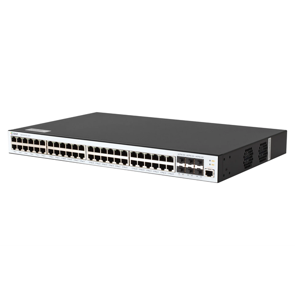 Фото SNR Управляемый коммутатор уровня 2+, 48 портов 10/100/1000Base-T, 6 портов 1/10G SFP+