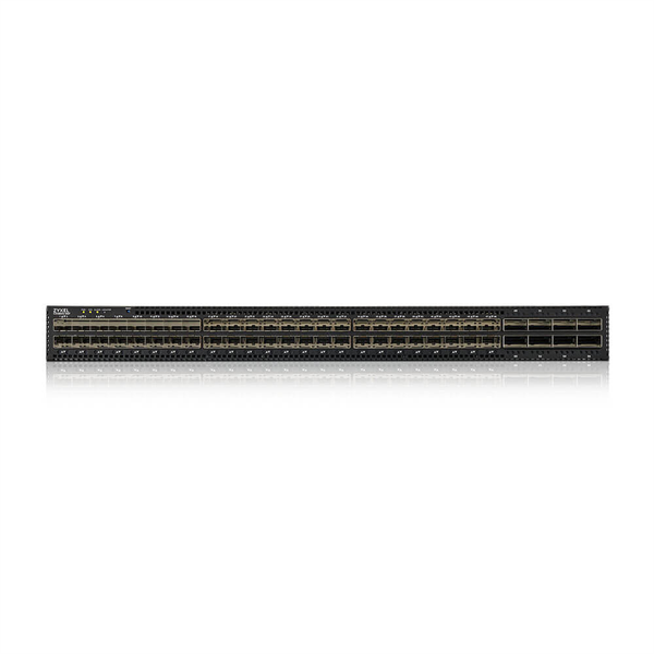 Фото L3 Core Zyxel NebulaFlex Pro CX4800-56F, rack 19", 48xSFP28: 10/25G , 8xQSFP28: 100G, 2 блока питания AC в комплекте