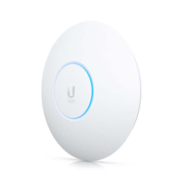 Фото Ubiquiti Access Point U6 Enterprise WiFi 6 support (2.4/5/6 GHz bands), 10.2 Gbps aggregate throughput rate, (1) 2.5GbE RJ45 port (PoE In)Powered with PoE+