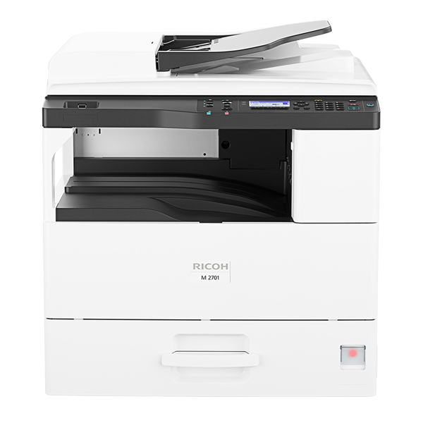 Ricoh M 2701, A3, 512Мб, 27стр/мин, дуплекс, GDI, GigaLAN, ARDF50, старт.тонер 4000стр., самозапуск