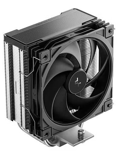 DEEPCOOL AG400 G2 LGA1851/1700/AM5/AM4 (18шт/кор, TDP 220W, PWM, Fan 120mm, 4 тепл. трубки, черный) RET (R-AG400-BKNPMG2-G)