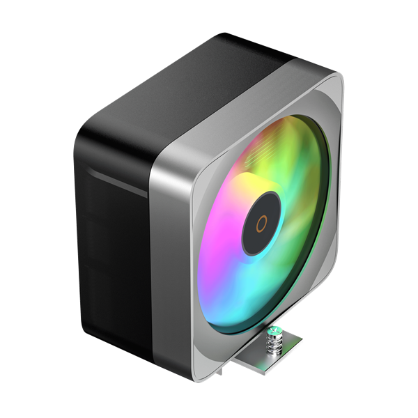 Фото Ocypus Delta A40 EX BK ARGB, 120mm ARGB FAN, 4 HEAT PIPES, 4-PIN PWM, 500-1800 RPM, 29DBA, HYDRO BEARING, LGA115X/1200/1700/18XX, AM4/AM5