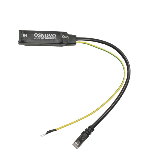 OSNOVO SP-IP-1000PT Устройство грозозащиты для локальной вычислительной сети (скорость до 1000 Мбит/с) с защитой линий PoE(802.3 af/at/bt, методы A + B, контакты 1/2, 3/6, 4/5, 7/8). Двухступенчатая з