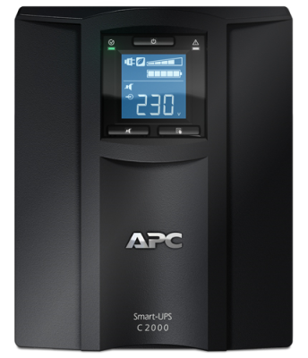 APC Smart-UPS C 2000VA/1300W, 230V, Line-Interactive, LCD, 1 year warranty