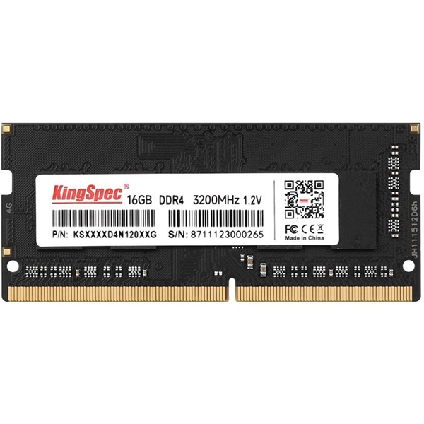 Kingspec DDR4 SO-DIMM 16GB 3200MHz CL17 1x16GB 1.2V 260-pin