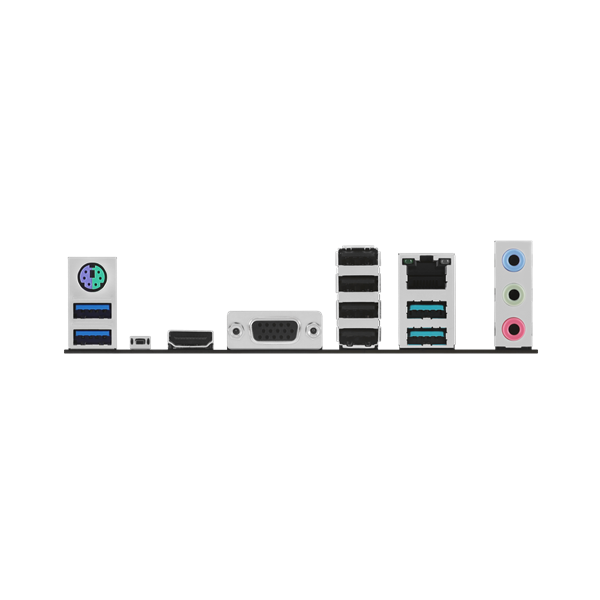 Фото ASUS PRIME B650M-K, AM5, B650, 2*DDR5, 4*SATA, 2*M.2, 4*USB 3.2, 4*USB 2.0, 2*PCIx16, 2*PCIx1, VGA+HDMI, mATX; 90MB1F60-M0EAY0