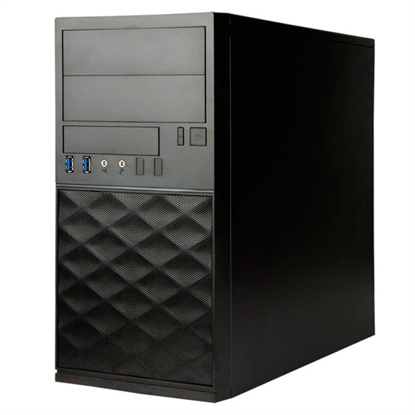 Фото Mini Tower InWin EFS052 Black 600W PM-600ATX U3*2 +A(HD)+ front fan holder+ Screwless mATX