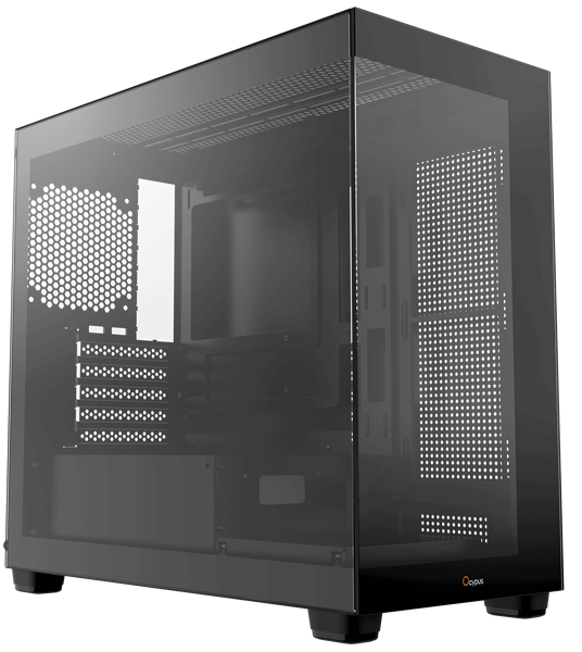 Ocypus Gamma C52 BK, MATX, USB3.0*1+USB2.0*2