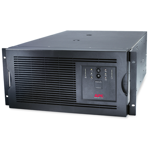 Фото APC Smart-UPS 5000VA/4000W, 230V, Rackmount/Tower, 5U height, Line-interactive, Hot Sw. User Repl. Batt., SmartSlot, PowerChute, 1 year warranty