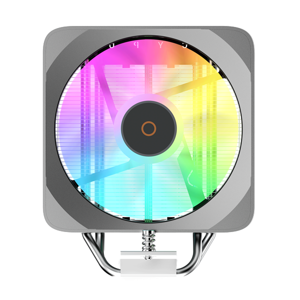 Ocypus Delta A40 EX BK ARGB, 120mm ARGB FAN, 4 HEAT PIPES, 4-PIN PWM, 500-1800 RPM, 29DBA, HYDRO BEARING, LGA115X/1200/1700/18XX, AM4/AM5