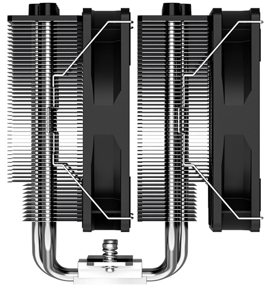 Фото ID-COOLING SE-206-XT LGA1700/1200/115X/AM5/AM4 (8шт/кор, TDP 250W, PWM, черный, 6 тепл.трубок + медная база, 2 x FAN 120mm) RET