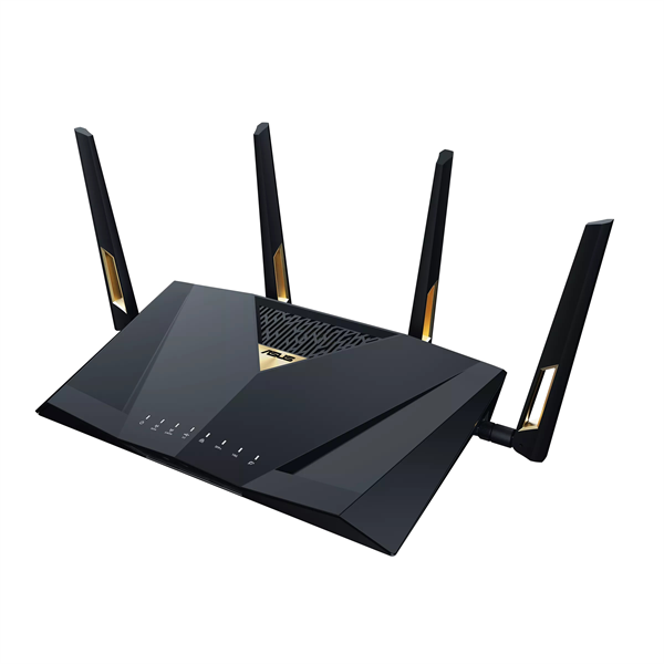 Фото ASUS RT-BE88U//802.11 a/b/g/n/ac/ax/be, 2,4 + 5 gGz, black
