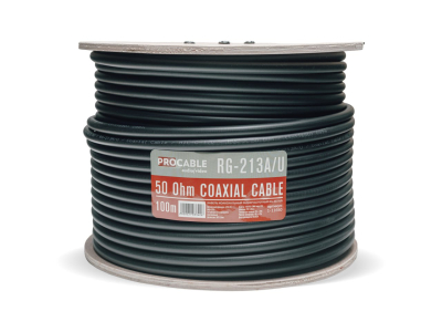 Кабель коаксиальный RG-213 A/U (бухта 100м)