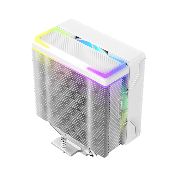 Фото Ocypus Delta A40 SE WH ARGB, 120mm ARGB FAN, Top ARGB Panel, 4 HEAT PIPES, 4-PIN PWM, 800-1800 RPM, 31DBA, HYDRO BEARING, LGA115X/1200/1700/18XX, AM4/AM5
