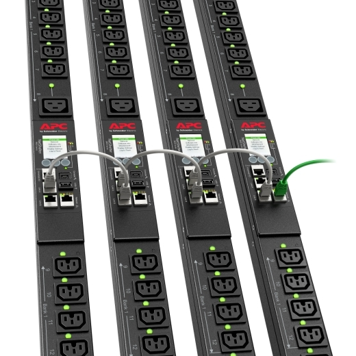Фото APC Rack PDU 9000 Switched, ZeroU, 16A, 230V, (21) C13 & (3) C19, IEC309 Cord