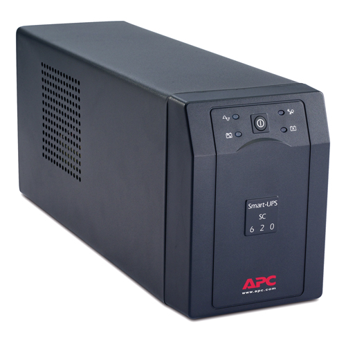 Фото APC Smart-UPS 620VA/390W, 230V, Line-Interactive, Data line surge protection, Hot Swap User Replaceable Batteries, PowerChute, 1 year warranty