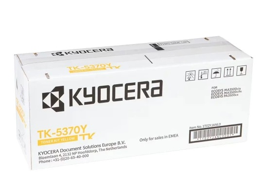 Тонер Kyocera Тонер-картридж TK-5370Y для ECOSYS MA3500cifx/MA3500cix/PA3500cx жёлтый (5000 стр.)