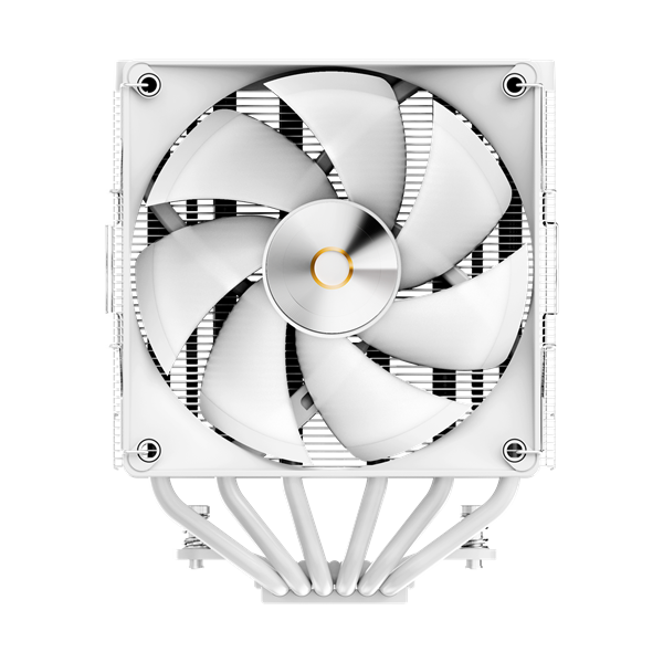 Фото Ocypus Delta A62 WH ARGB, 2x120mm ARGB FAN, Top Panel, 6 HEAT PIPES, 4-PIN PWM, 500-2000 RPM, 29DBA, HYDRO BEARING, LGA115X/1200/1700/18XX, AM4/AM5