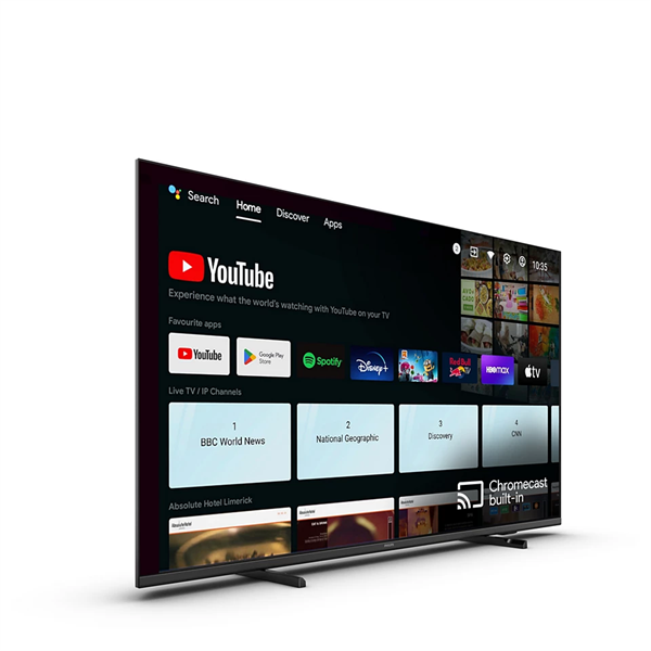 Фото Коммерческий телевизор Philips 65HFL4518U/12 65", 4K Ultra HD LED, 350 кд/м2, Android, CMND